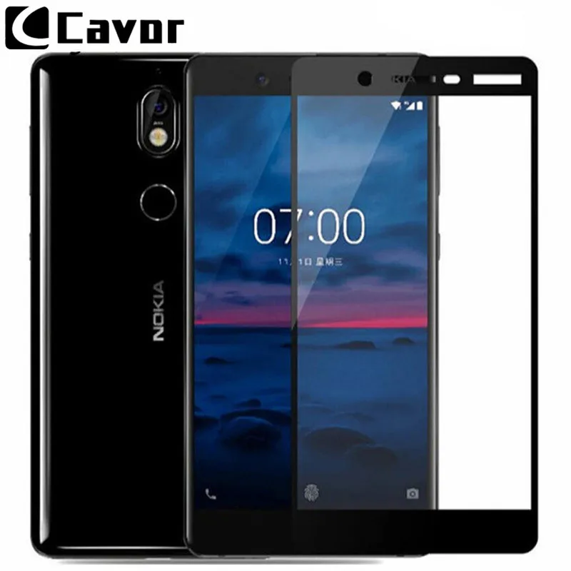 9H Закаленное стекло протектор экрана для Nokia 2 3 5 6 1 7 plus 8 X6 все полное покрытие