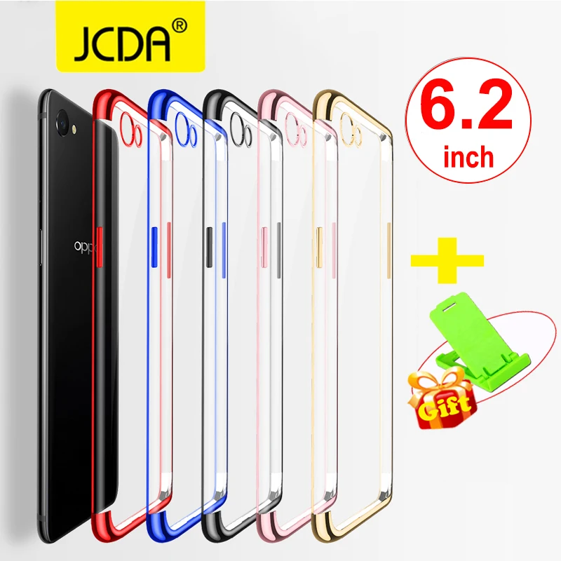 JCDA Чехлы для oppo a3 крышка Luxe Мягкие TPU Galvaniseren Сияющий Gevallen Voor случае transparante