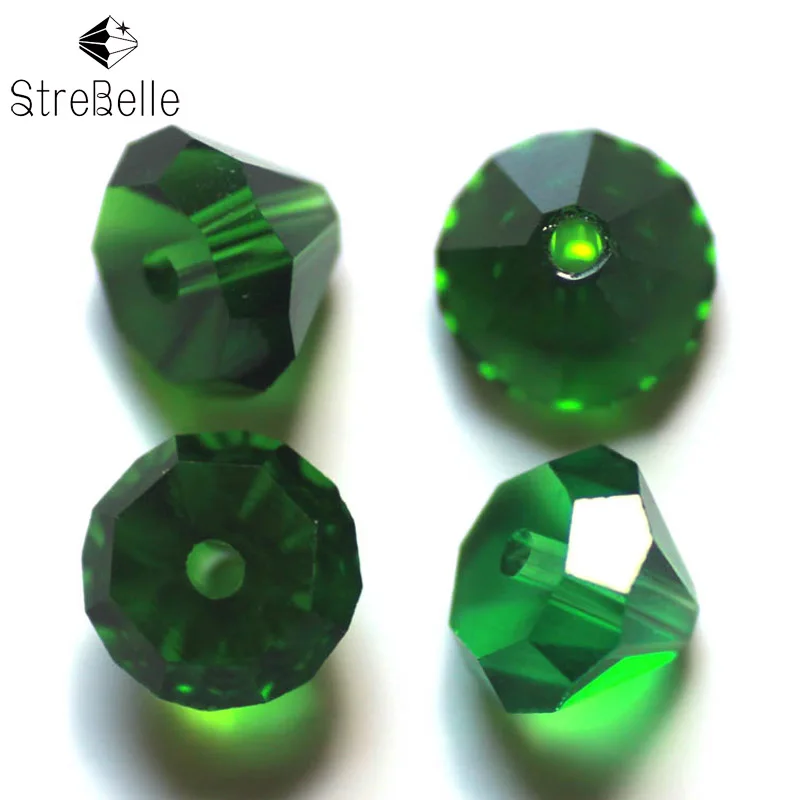 

Bracelet DIY accessories 10mm cone shape beads wonderful color semi-crystal glass cloth accessories 12colors