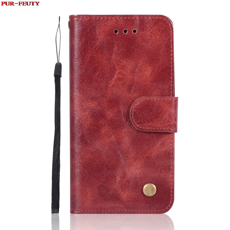 Бордовый Чехол для LG X style K200ds K200 ds K200dsF K200dsK в стиле ретро с откидной крышкой и подставкой для телефона, кожаный чехол для LG Tribute HD K6B LS676 F740L - Цвет: Бордовый