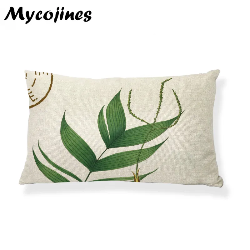 دروبشيبينغ المنزل الشمال الأمريكية الخشب رمي سادات المائية مصنع العشب سيارة 30*50 الزخرفية غطاء الوسادة كنبة مكتب