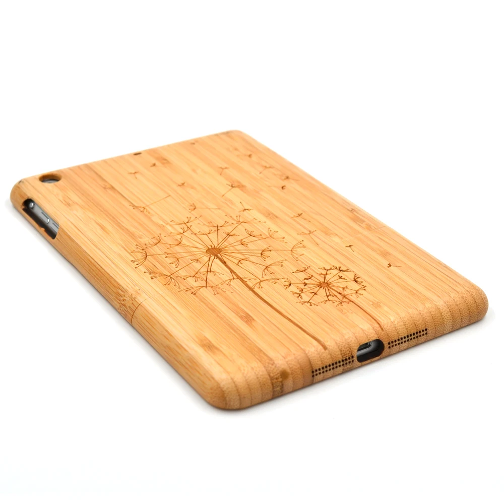 Techase для iPad Mini 3 Чехол Bamboo чехол противоударный В виде ракушки для Apple iPad мини 1 2 7.9 дюйм(ов) Чехлы для мангала для планшеты защитный