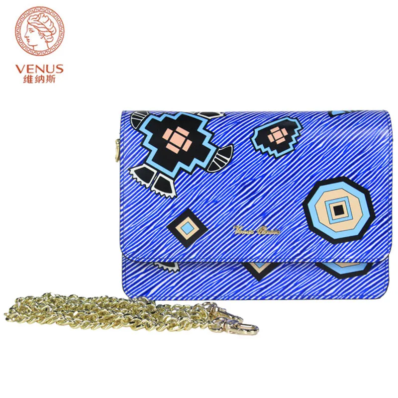 

Venus Casual Women bags Female Cartoon Printing Metal Chains Bags Mico-synthetic Leather Single-Shoulder Bags Bolsas Femininas