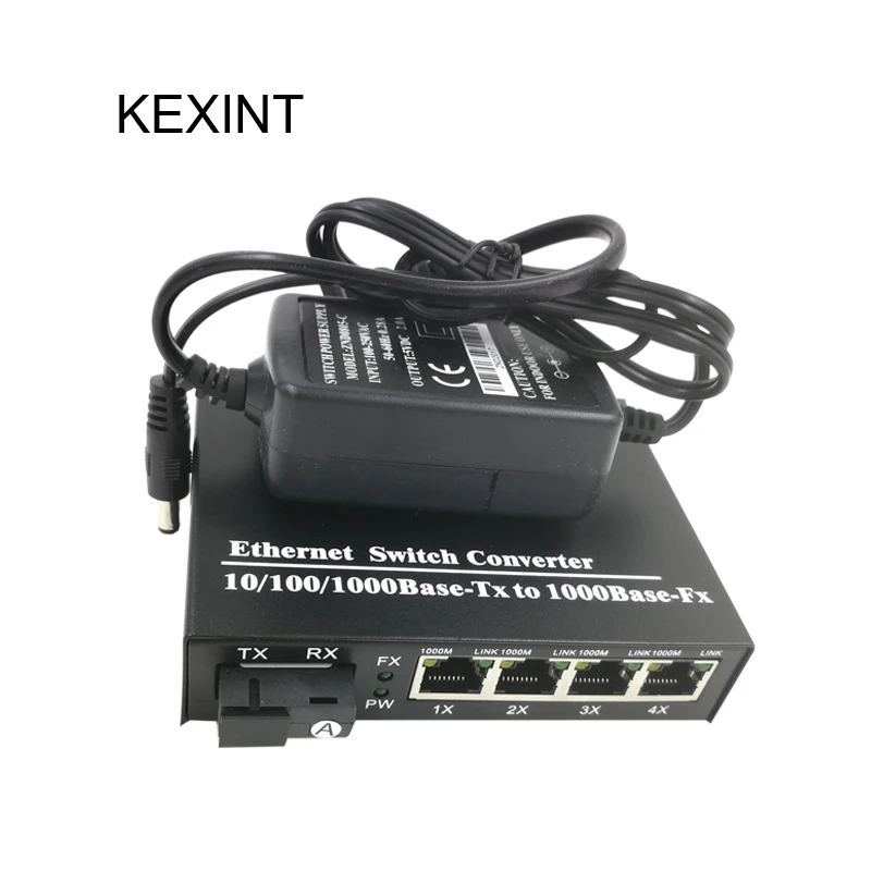 4 port discount fiber media converter