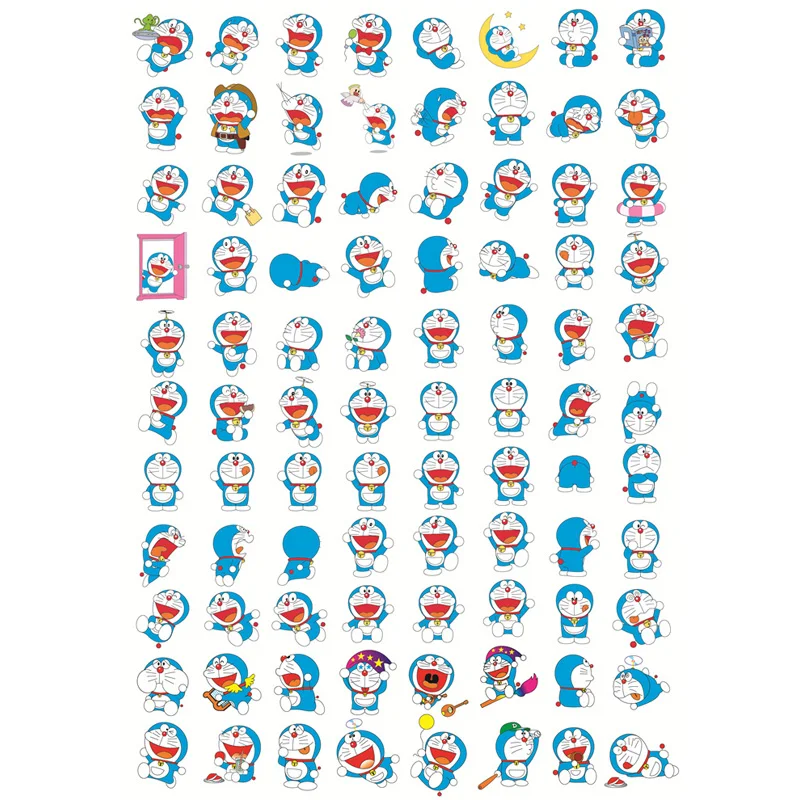 

2 pcs/lot Kawaii Doraemon Decoration Cosas Kawaii Uncut Stickers Scrapbooking Stationery Washi Tape Set School Supplies