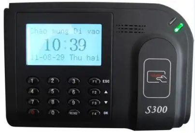 ZKTECO RFID 125 кГц карта время записи учета рабочего времени S300 посещаемость времени с программным обеспечением