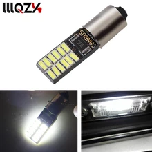 1x Carro LEVOU ba9s t11 t4w h6w BA9S 24 SMD 4014 Lâmpada LED Sem erro Canbus led carro estacionamento estilo luz de Nevoeiro Auto lâmpadas univera