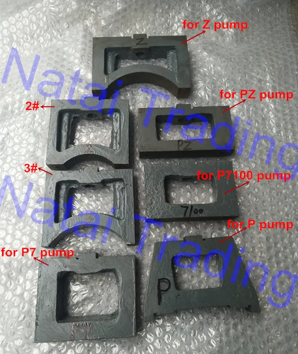 

diesel pump block pad for common rail test bench Z, P, PZ, P7, P7100 pump testing tool spare part pump repair tool