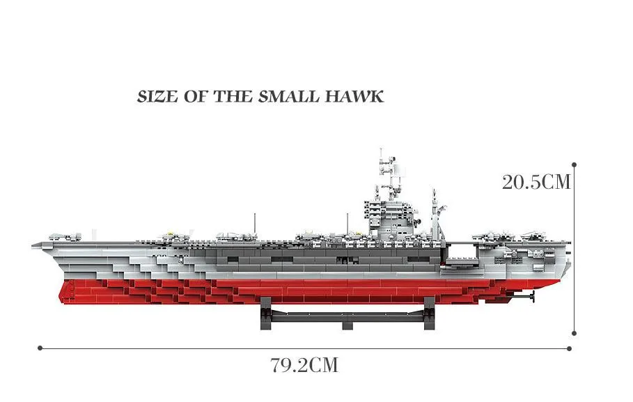 Масштабный военный корабль строительные блоки Обучающие DIY Aircrafted транспортный вертолет кирпичи игрушки детей
