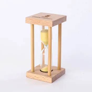 

1/3/5Min Wooden Mini Size Sand Sandglass Hourglass Timer Clock Kitchen Timer Home Office Desktop Decoration Gift
