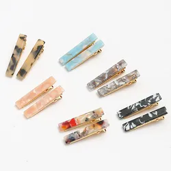 1Pair 2019 Women Fashion Vintage Resin Acetate Hair Pin Clip Leopard Hair Clip Geometric Hairpins Clips Hair Styling Accessories 1Pair 2019 Women Fashion Vintage Resin Acetate Hair Pin Clip Leopard Hair Clip Geometric Hairpins Clips Hair Styling Accessories