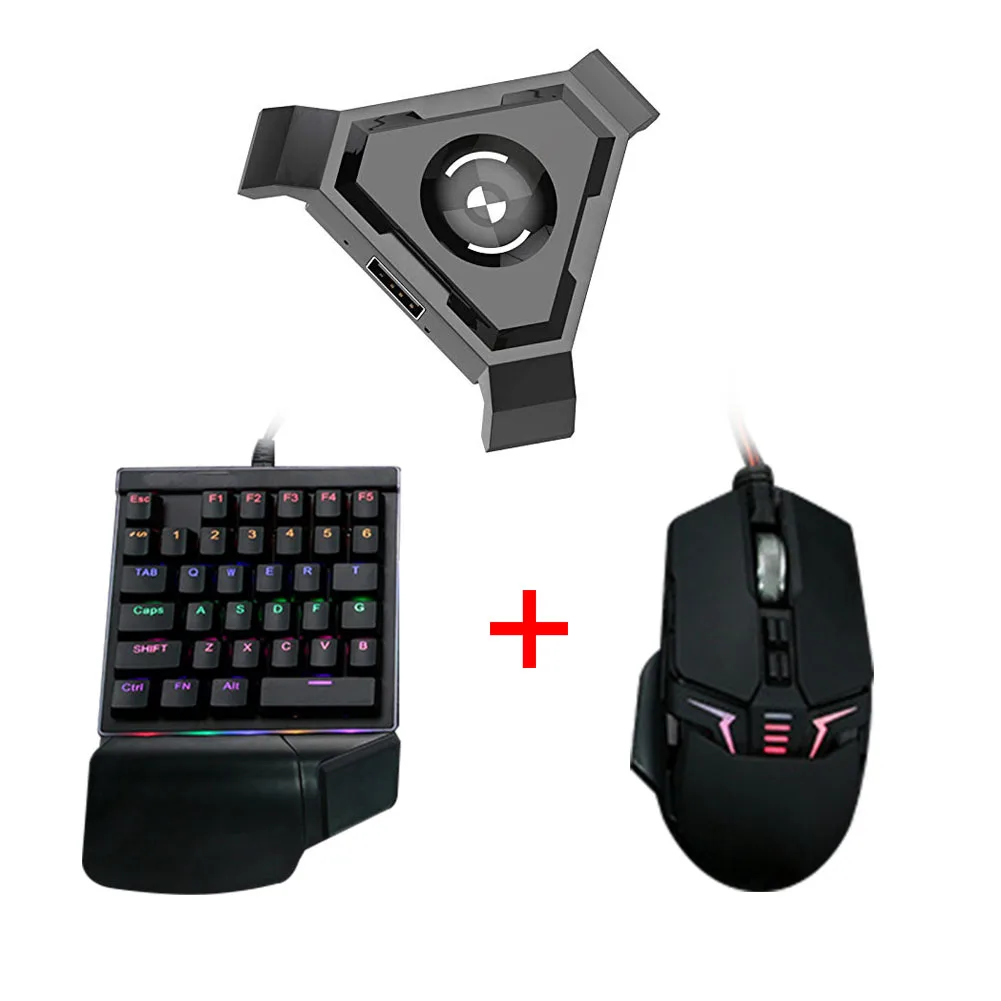 

Mobile Gamepad Controller Gaming Keyboard Mouse Converter For Android ios Phone to PC Bluetooth 4.1 Adapter Plug and Play
