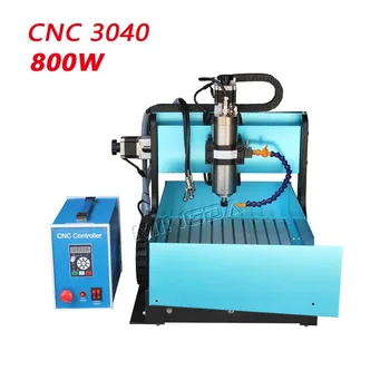 

Professional Manufacturer Automatic CNC3040 Milling Machine , 800W Spindel CNC Router Machine + Water Channel + 4th rotaty axis