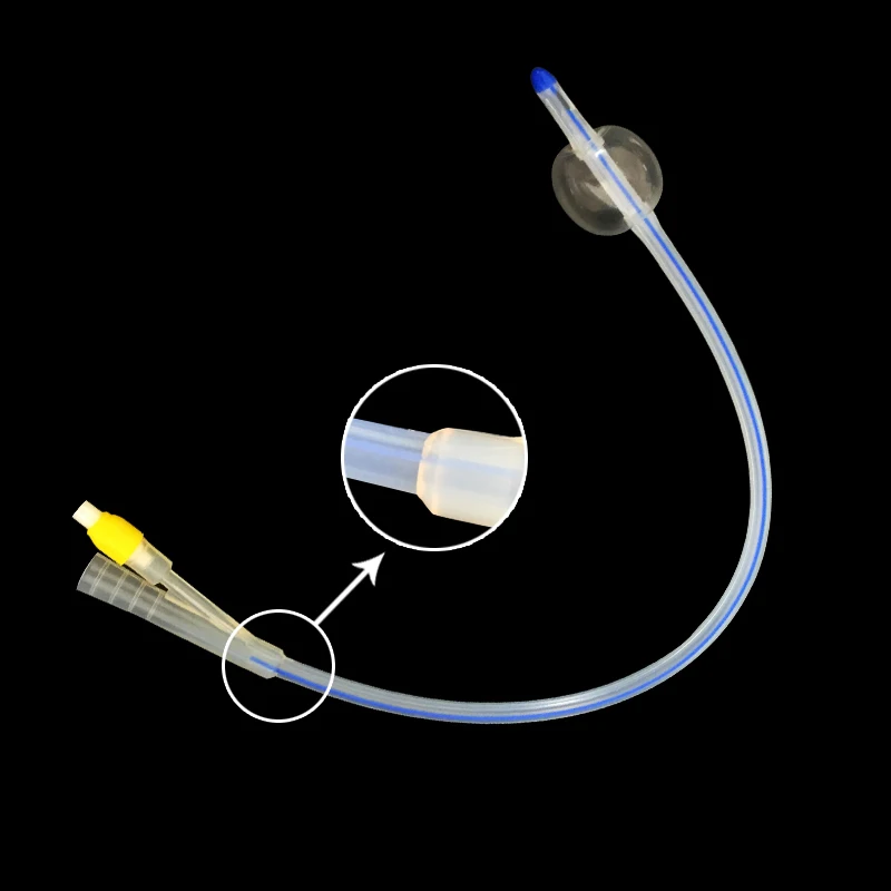 2 way силиконовый катетер Фолея отверстия спецодежда медицинская силиконовые уретры Звуки катетер для пениса Секс игрушки катетер для