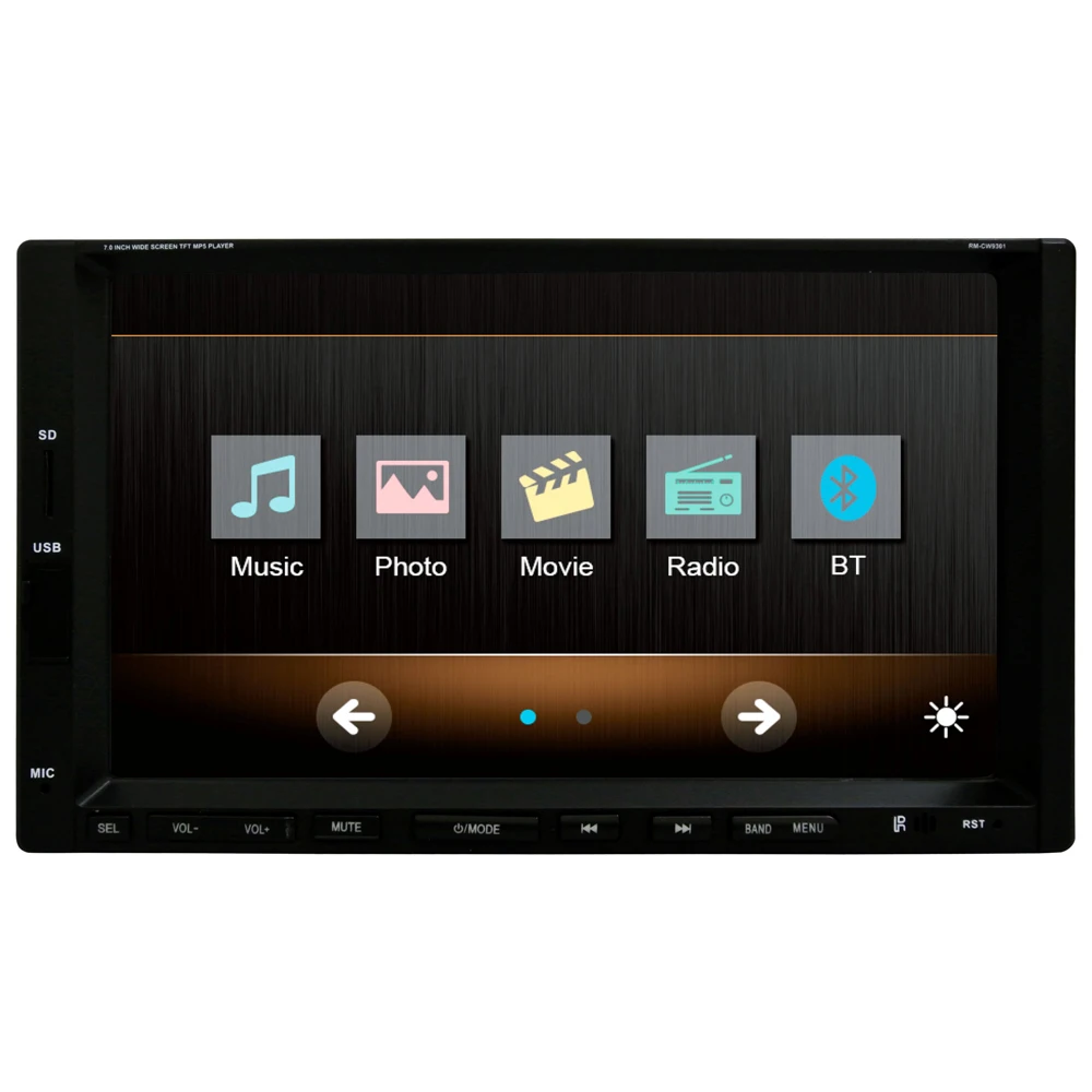 7 Inch 2 DIN Universal Car MP5 multimedia Player Touch Screen Car Stereo Radio FM /USB /SD