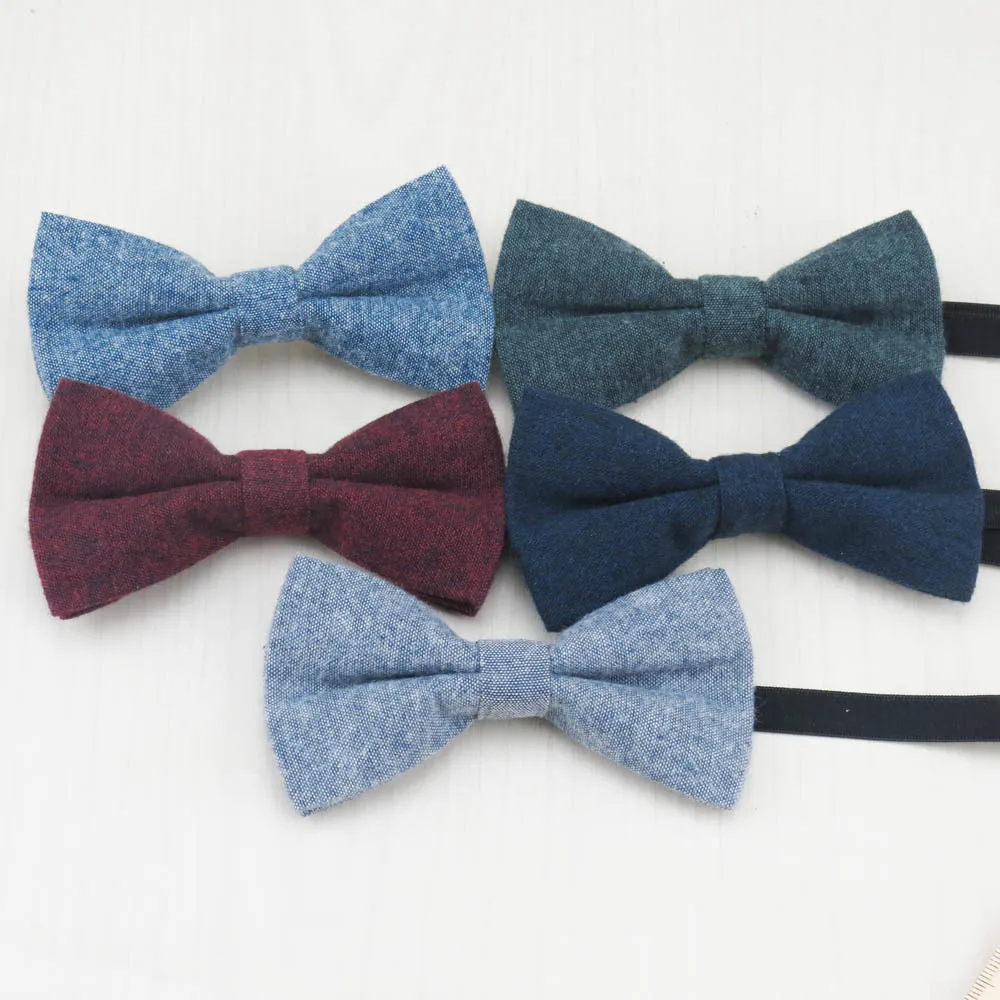 

New Fashion Imitation Wool kids Bow Tie Cute Candy Colors Baby Bowtie Flower Girl Tuxedo Accessory Boys Children Bow Ties