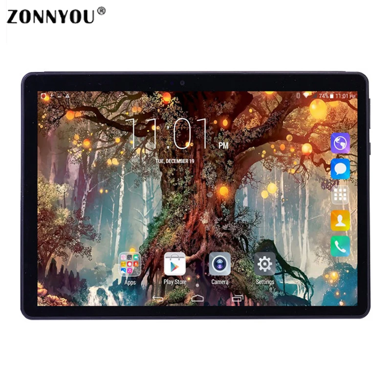 

10.1 inch 3G Phone Call Tablet Android 7.0 Support Google Play 4GB+64GB Octa Core 1.5GHz Dual SIM GPS OTG