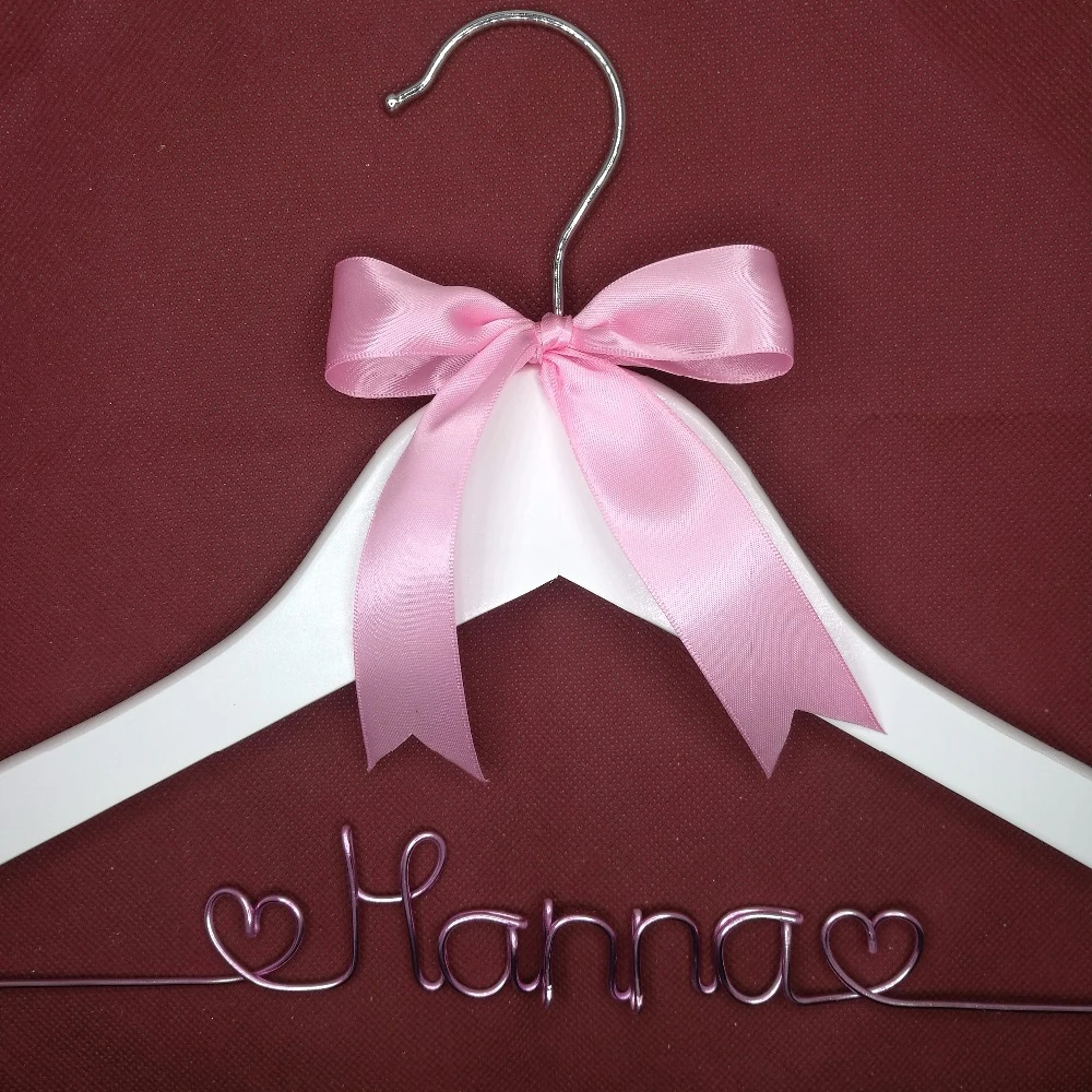 brides bridesmaid gifts Free Shipping Personalized Wedding Hanger name hanger 