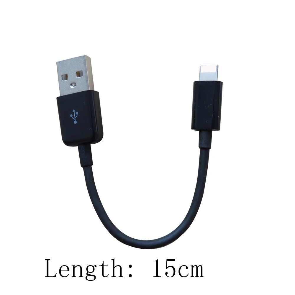 15cm 0.5ft USB Cable for iPhone xs max Charger USB Data Cable for iPhone X 8 6 6s USB Charging