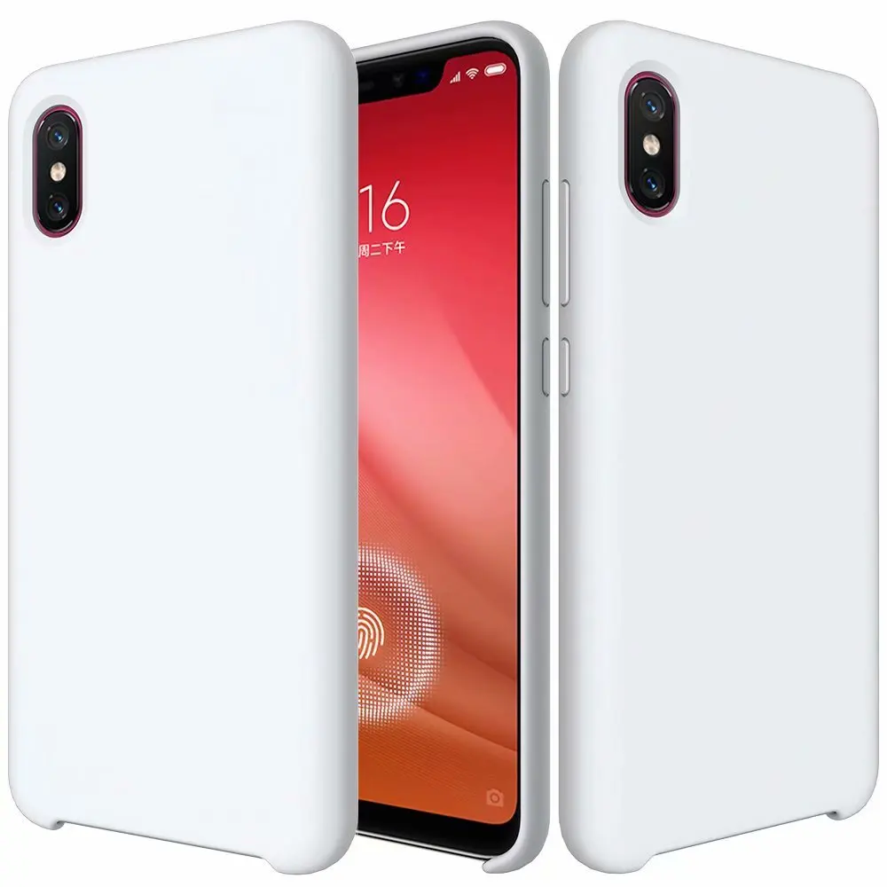 White Оригинальные чехлы HYSOWENDLY Macaron для Redmi 5 Plus 6 6Pro, матовые силиконовые чехлы для Xiaomi 6 6X8 8Pro 8lite Mix 2 2S Max 3 Plus - Цвет: White