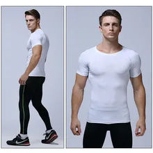 Гимнастическая майка спортивная рубашка мужская рубашка для пробежек Мужская сухая футболка с коротким рукавом тренировочная Футболка мужская Спортивная футболка