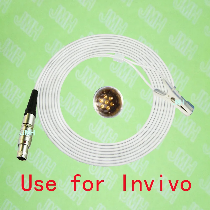 

Compatible with Invivo Pulse Oximeter monitor ,Child and Adult ear or Animal tongue clip spo2 sensor, 7pin lemo male connect.