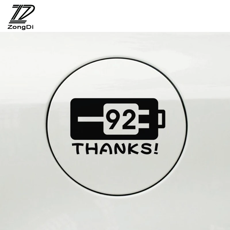 

ZD Car Styling Sticker Fuel tank cap stickers For Toyota Corolla Seat Leon Jeep Skoda Fabia Rapid Renault Duster Audi A3 Q7 2017