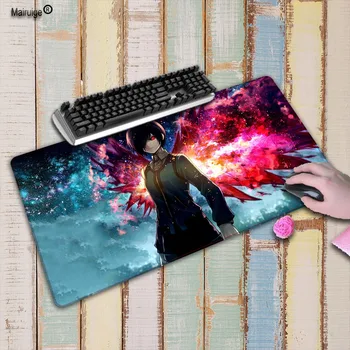 

Mairuige Skin Anime Tokyo Ghoul Large Lock Edge Mouse Mat Office Speed Control Version For DOTA 900*400*3mm Computer Mouse pad
