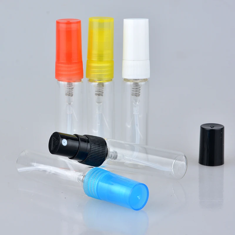 10 Pieces/Lot 5ml Glass Portable Perfume Bottle With Plastic Spray &ampEmpty Sample Parfum case For Traveler | Красота и здоровье