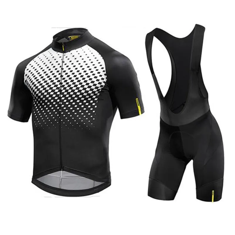 

New 2019 MAVIC pro cycling shirts 3D gel pad Bike shorts set men ropa ciclismo summer bike clothing Maillot Culotte K122104