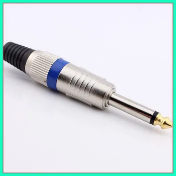 

10pcs Jack 6.35mm Audio Cable Connector 6.5mm Amplifier Microphone Plug Mono Sophomore Core Audio Mixer Plug