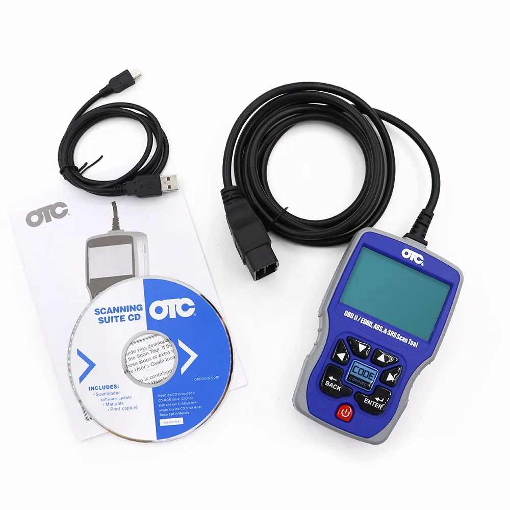 OTC 3111 PRO OBD2 сканер считыватель кодов OBDII/CAN/ABS/Подушка безопасности SRS трехязычный