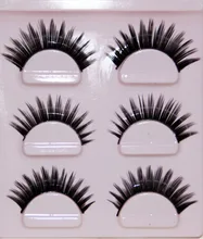 Makeup Thick False Eyelashes Eyelash Cross Naturally Slim False Eyelashes Sexy Thick Stage Makeup Smoked Big Eyes Fake Eyelashes