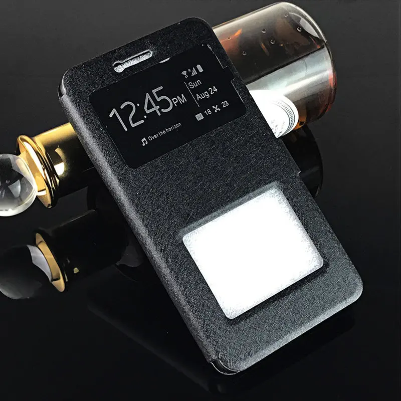 

Coque For Xiaomi Redmi Note 4X Case Cover NEW Open Window Silk Flip Phone Cases Xiaomi Redmi Note 4x Hongmi note4x 5.5 inch+Gift