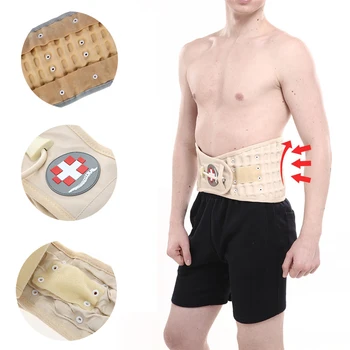 

Back Waist Lumbar Decompression Belt Massager Back Backache Pain Relief Spinal Air Traction Brace Supports Belt Bone Health Care