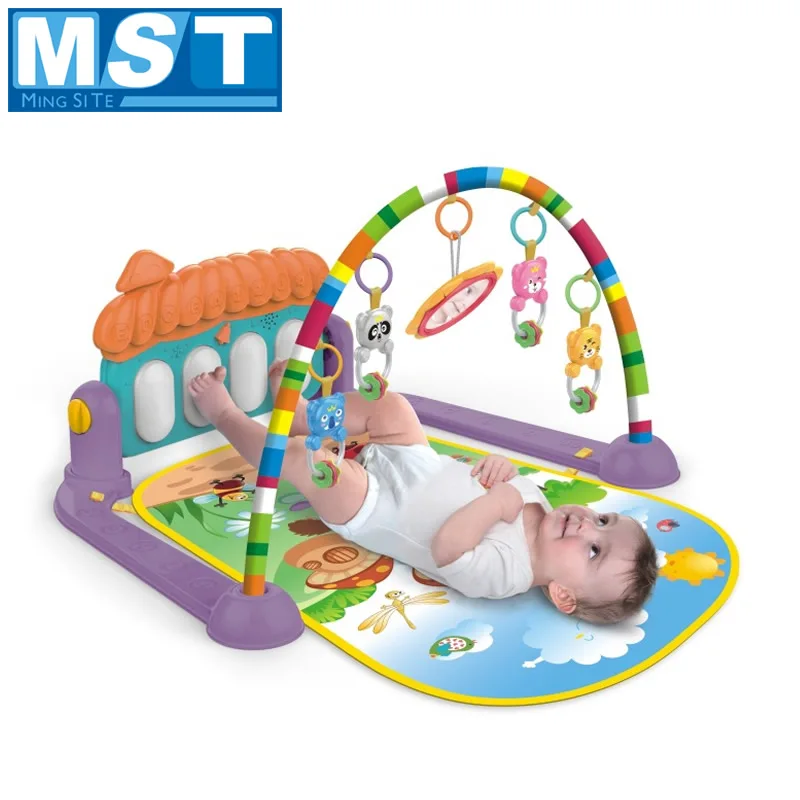

Baby Activity Gym Play Mat Carpet Toys Kid Crawling Game Develop Mat With Piano Keyboard Infant Rug Early Educational Rack Toy