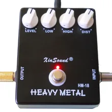Винтажная 80's XinSound HM-18 гитара с эффектом искажения педаль эффектов и новая хорошая цена