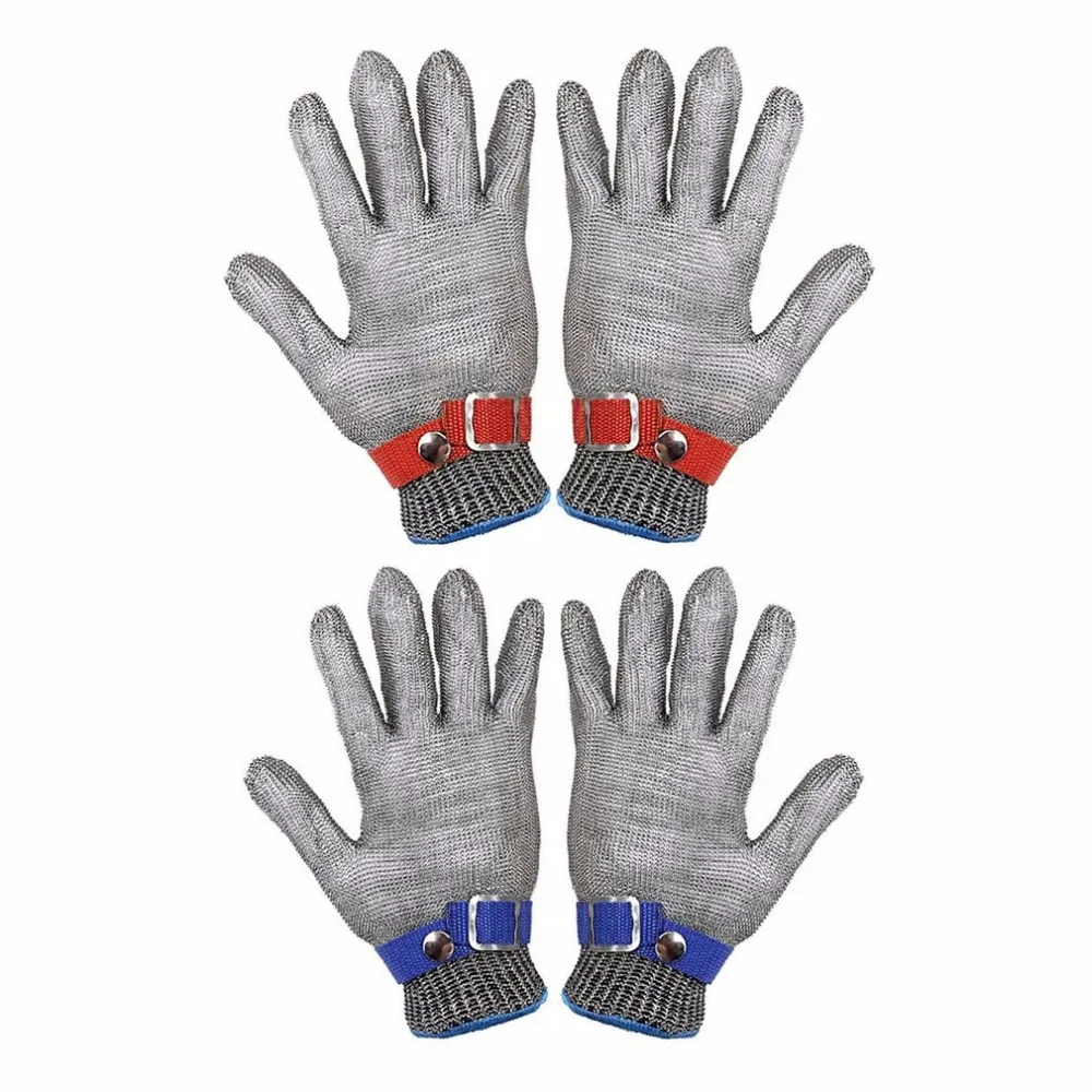 

Safety Cut Proof Stab Resistant Stainless Steel Metal Mesh Butcher Glove Health And Safety Easy To Clean Durable Quality Newest