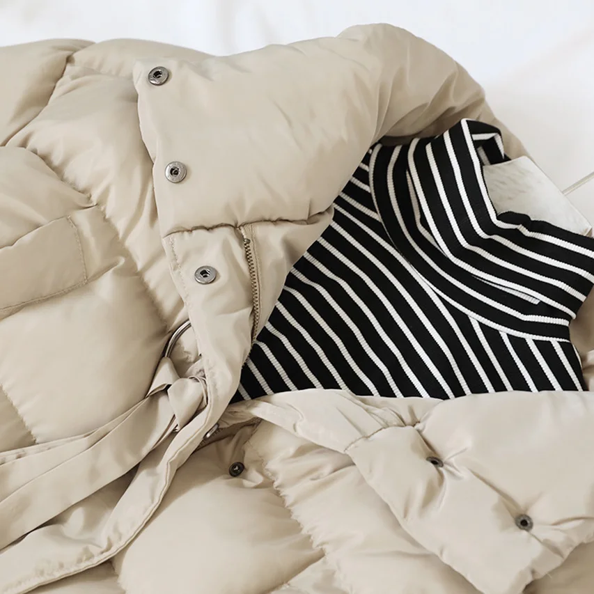 winter jacket women Stand collar thickening warm fashion casual black loose women parka plus size 2017 new