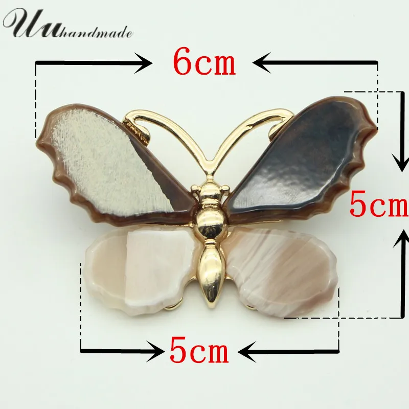 Трендовые Акриловые Броши Бабочка для женщин милые хиджаб булавки большая Винтажная брошь большой отворот булавка модное ювелирное изделие брошь Новинка