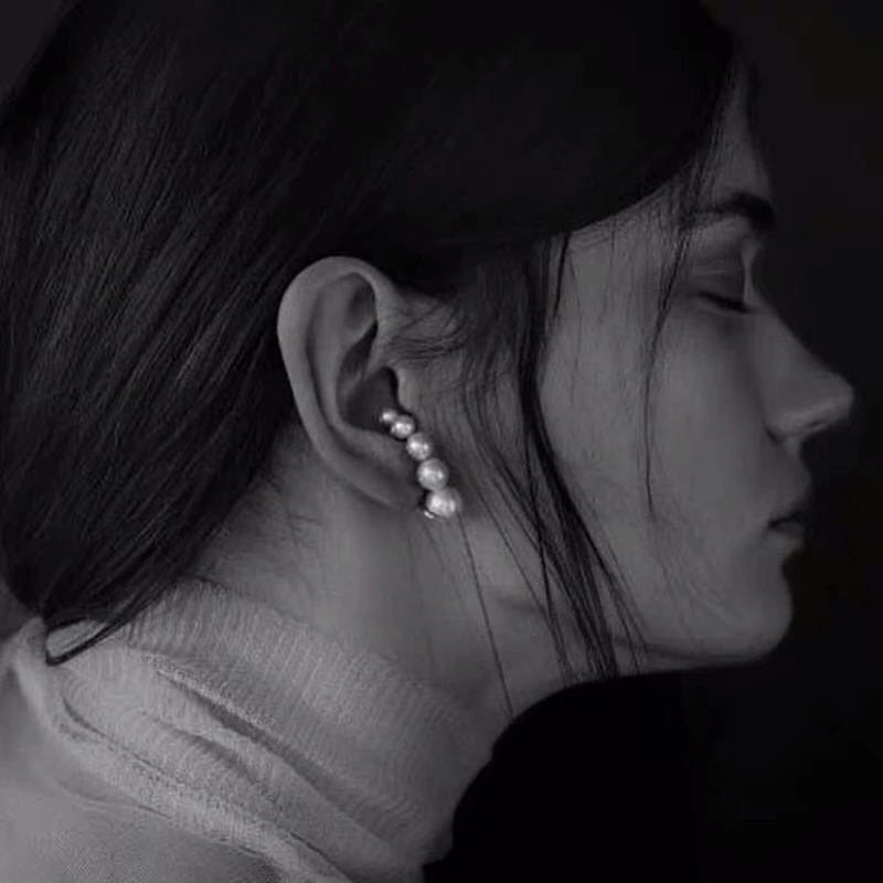 Дизайнерские ювелирные изделия, модные градиентные жемчужные серьги, высокое качество, золотые серьги-гвоздики для женщин, роскошный элегантный бренд Bijoux