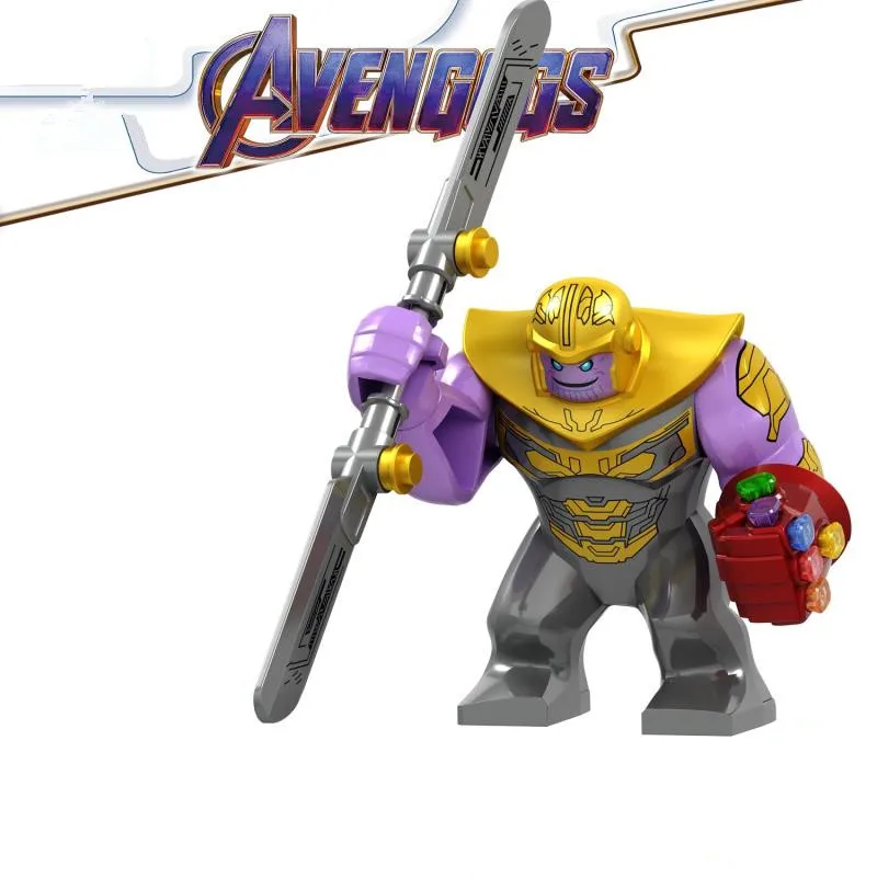 

2019 Marvel Avengers Endgame Iron Man Thanos Infinity Stones Gloves Building Blocks Bricks Assemble Action For Children Toys