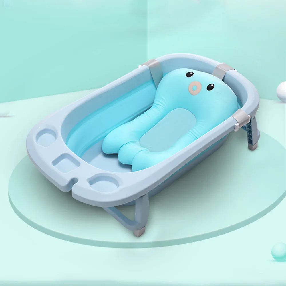 Детская ванночка для новорожденных, складная детская ванночка, коврик, стул и полка, ванночка для новорожденного, подушка для младенцев