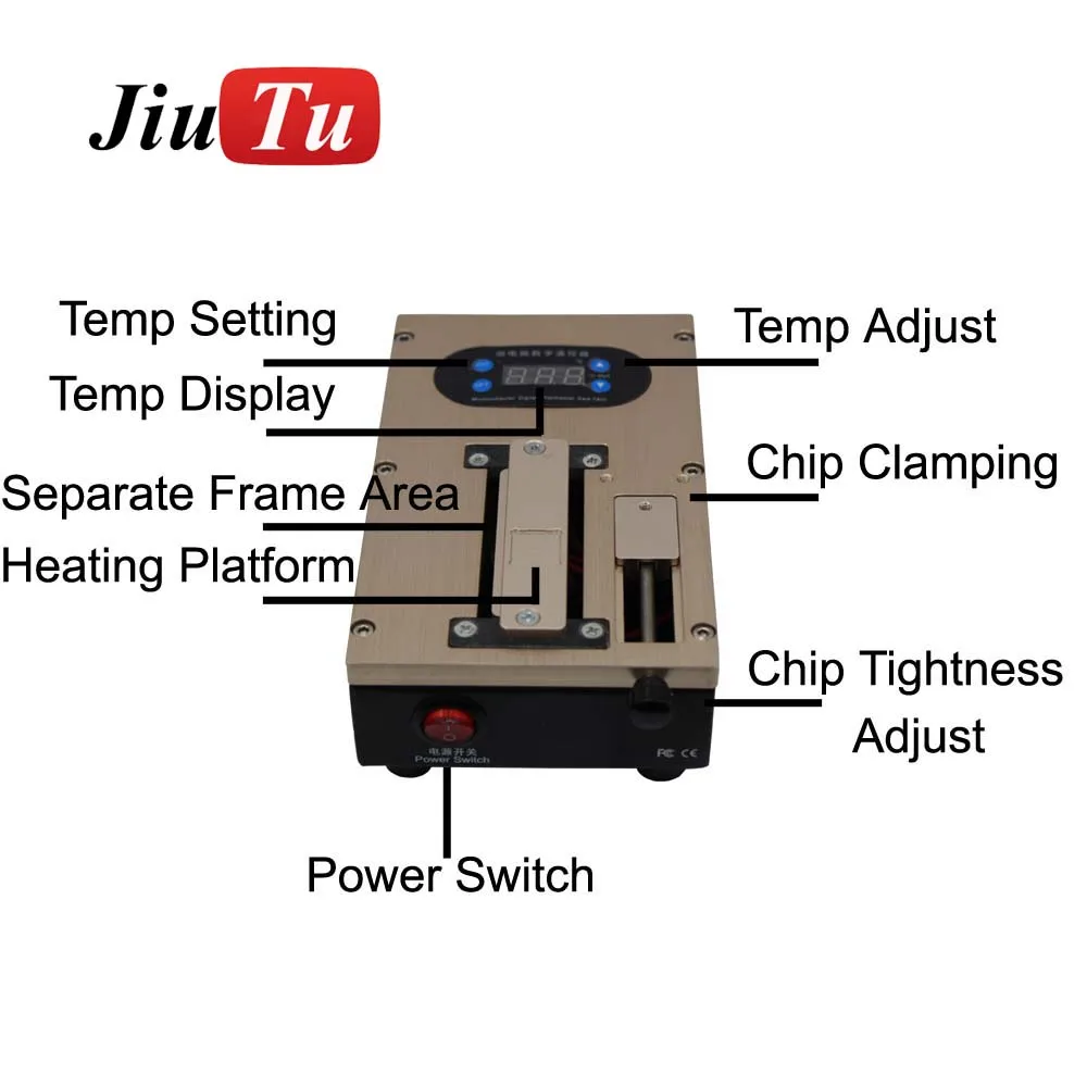 LCD Frame Bezel Removing Machine Separator For iPhone Mid housing Assembly IC Chip BGA Repair Tools JiuTu Brand (5)