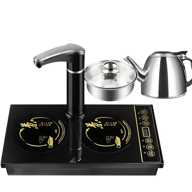 Electric kettle tea furnace automatic upper water induction set three in one
