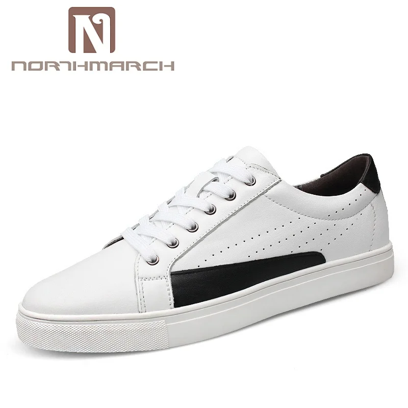 

NORTHMARCH Genuine Leather Men Shoes Lace-Up Casual Shoes For Men Fashion Breathable Shoes Sneakers Men Moccasins Hombre