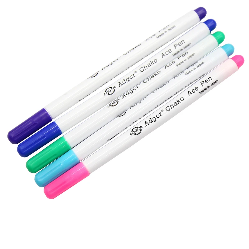

1PC Patchwork Needlework Water Erasable Pens Dual function Marker Pen For Replace Tailor's Chalk