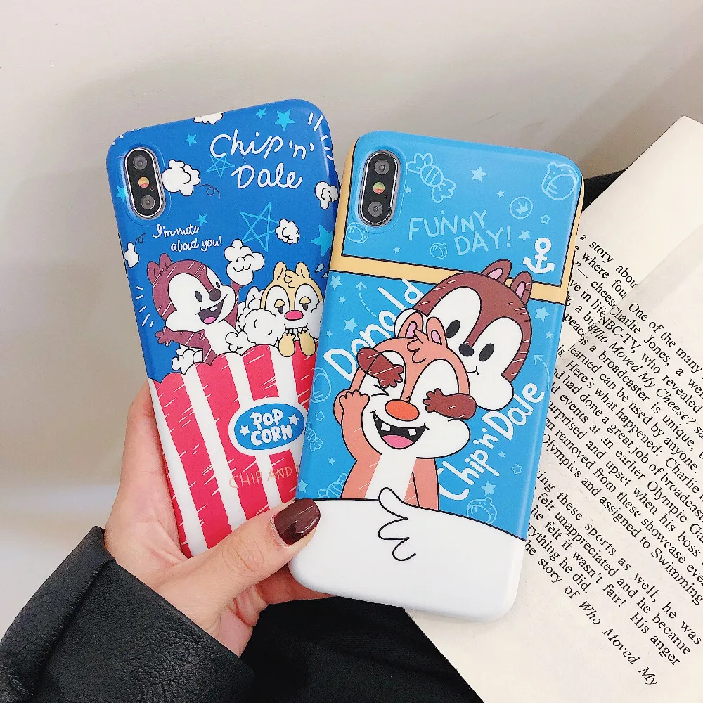 Marchcover для iPhone X XS MAX 8 7 6 милый мультяшный чип n ALE воздушная Кукуруза чехол мягкий TPU