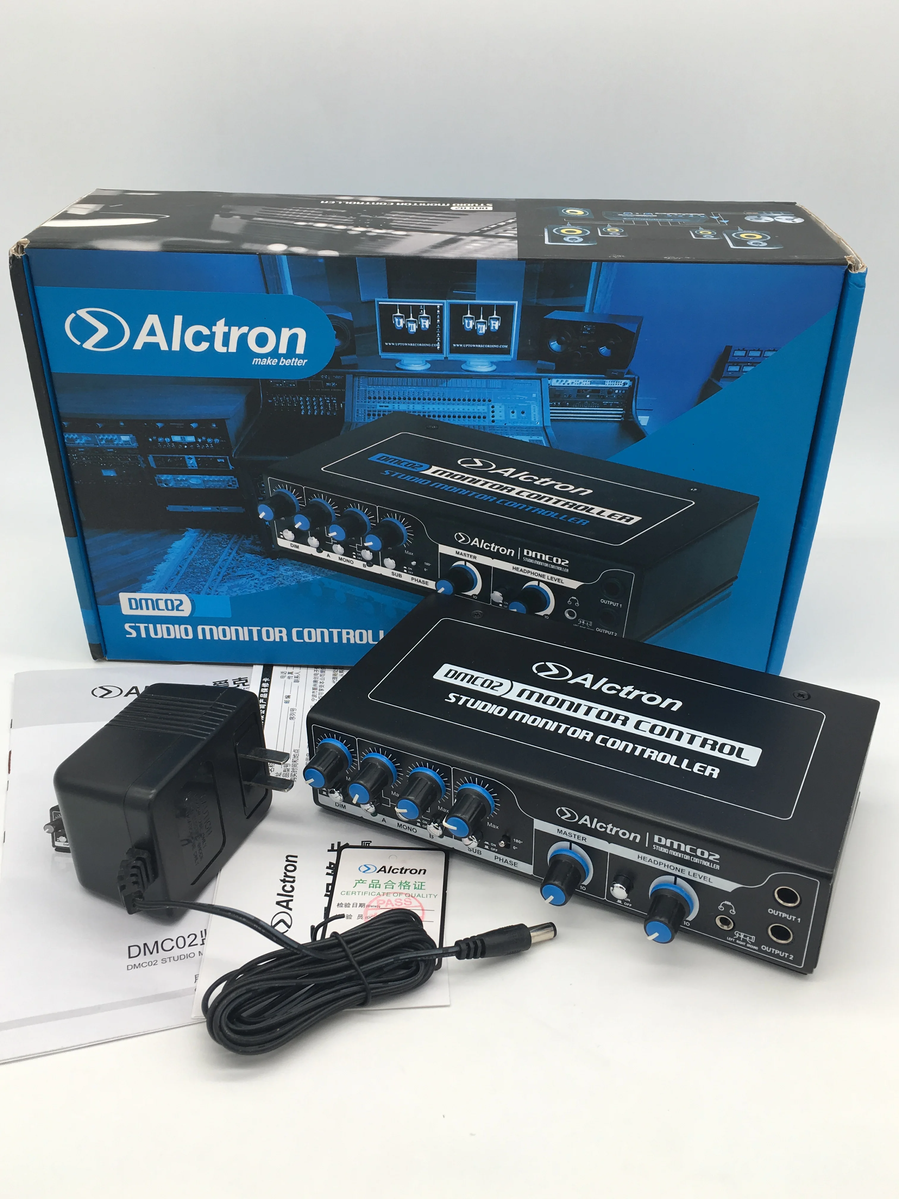 Alctron DMC02 профессиональный студийный монитор контроллер стерео гарнитура усилитель распределения для записи