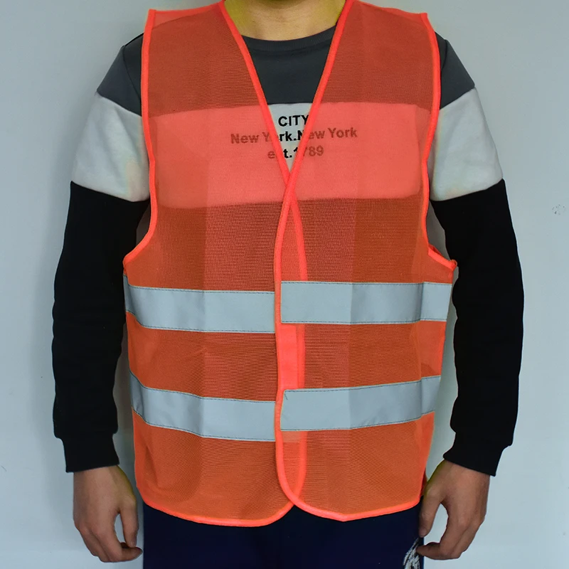 FGHGF الرؤية الأمن سلامة سترة سترة عاكسة شرائط العمل ارتداء زي الملابس سلامة الملابس Sicherheitsbekleidung